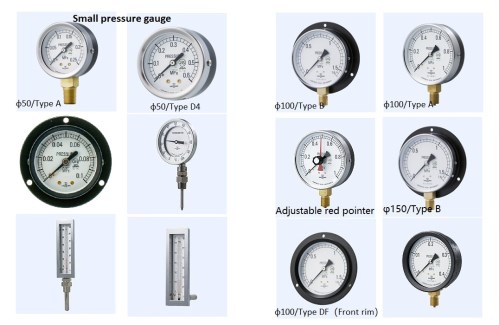 Temperature and pressure gauge